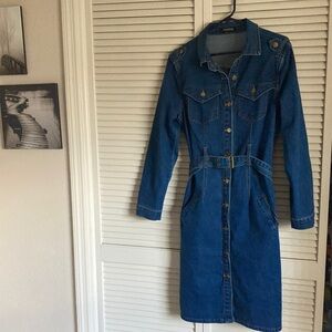 Denim jean dress